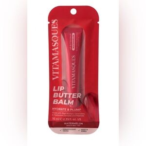 Vitamásques Lip Butter Balm - Watermelon Pink Hydrating Balm 0.33 fl oz